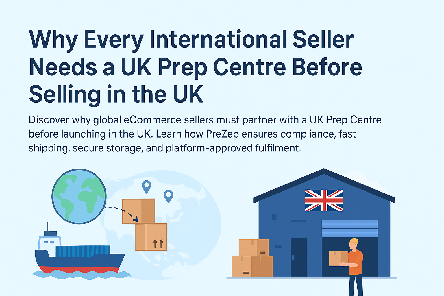 Why Every International Seller Needs a UK Prep Centre Before Selling in the UK