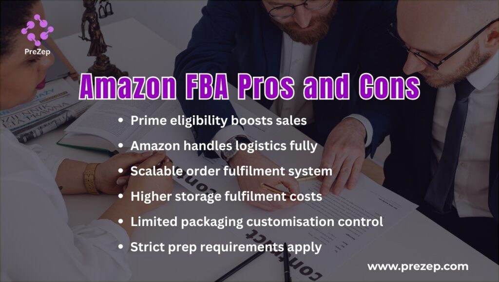 amazon fba pros and cons