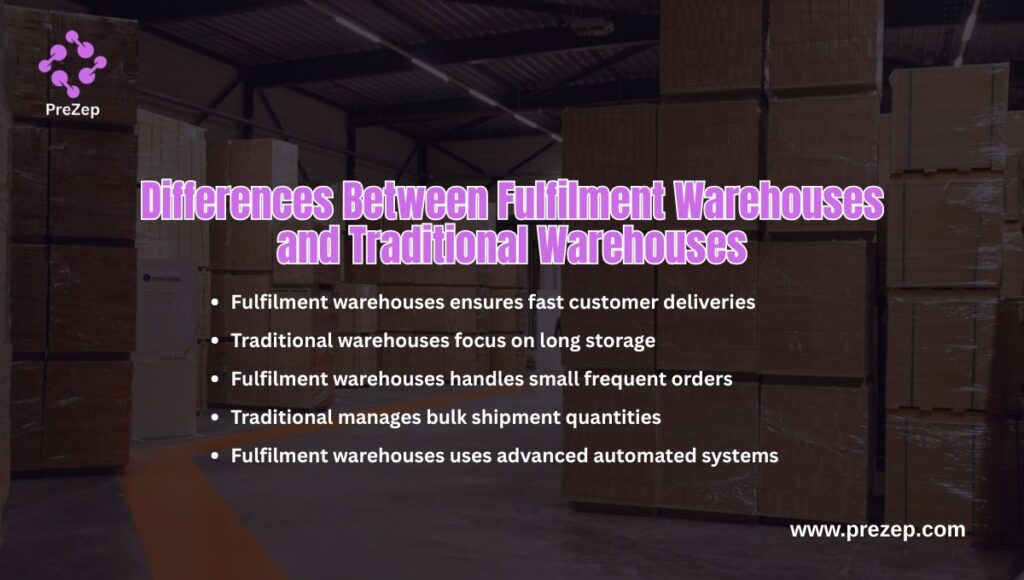 Differences Between Fulfilment Warehouses and Traditional Warehouses