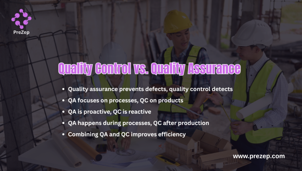 Quality Control vs. Quality Assurance 