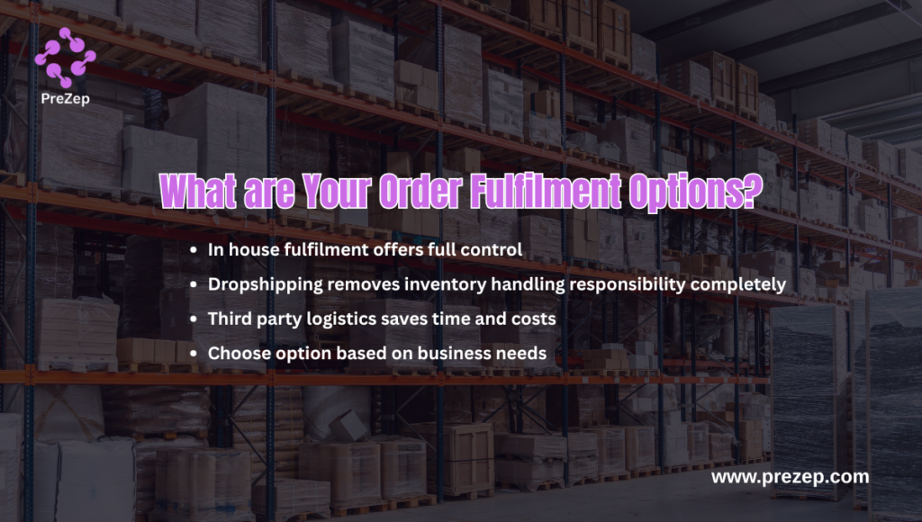 What are Your Order Fulfilment Options?