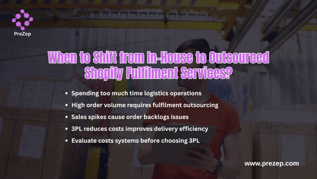 When to Shift from In-House to Outsourced Shopify Fulfilment Services