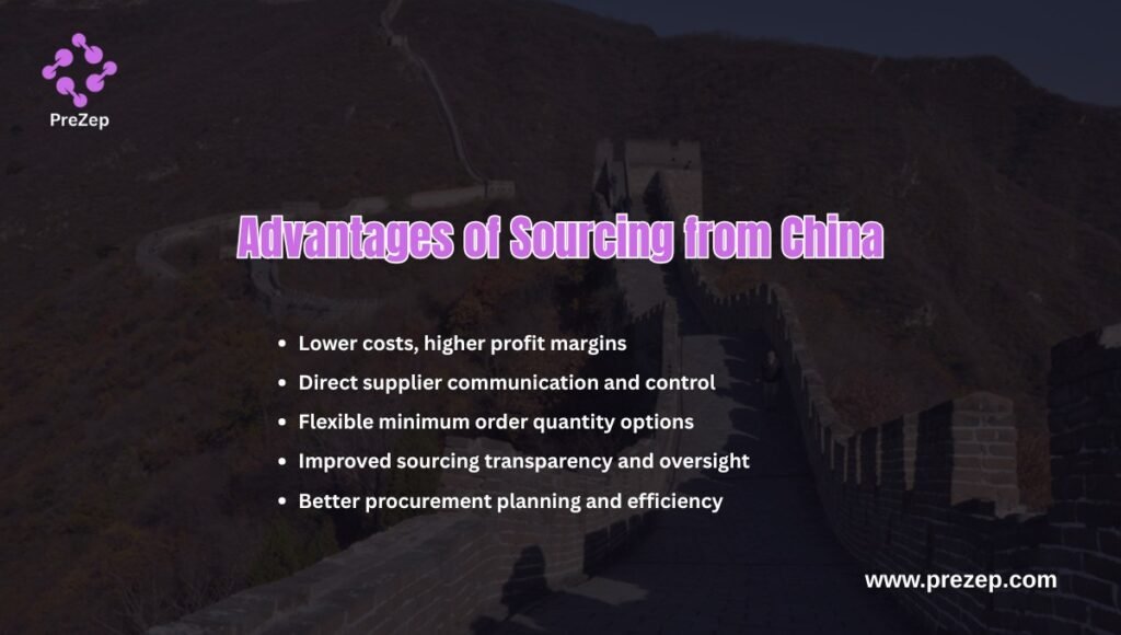 Advantages of Sourcing from China Advantages of Sourcing from China