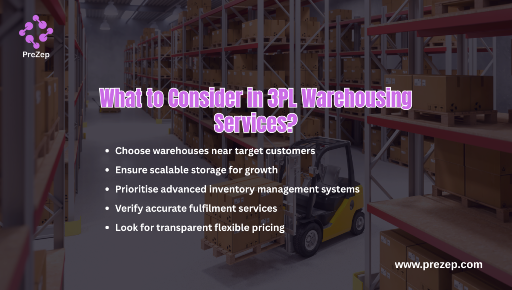 What to Consider in 3PL Warehousing Services?